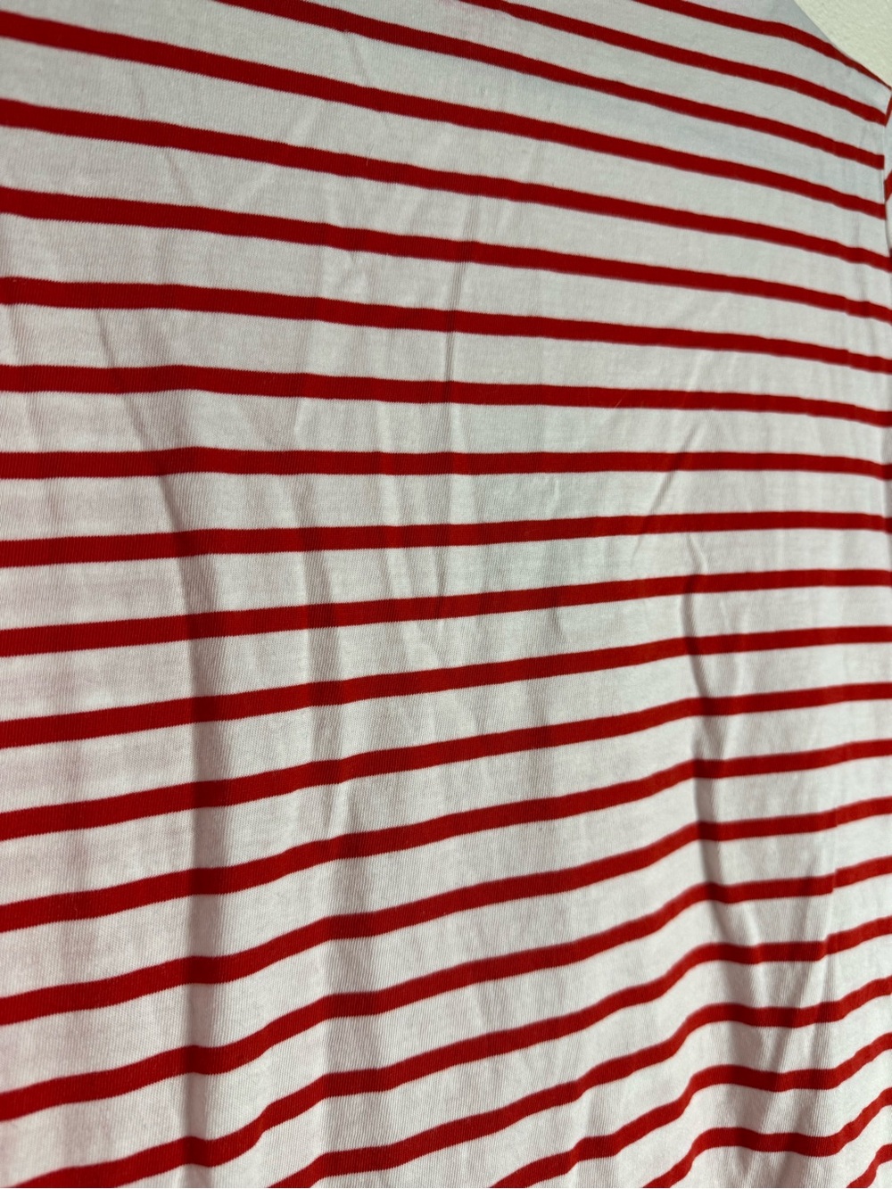 Boden The Christmas Breton Red & White Striped Top with Pink Trim (Box B) - Picture 9 of 9